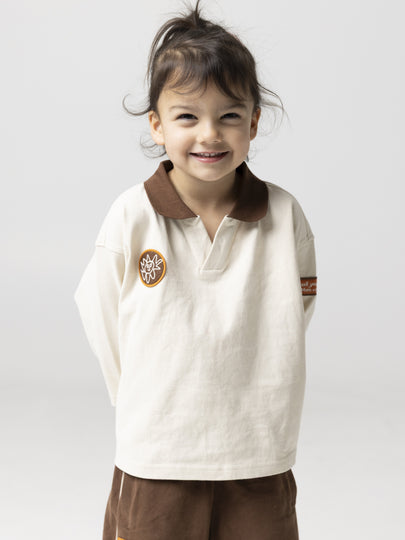 Kids Patch Rugby Polo