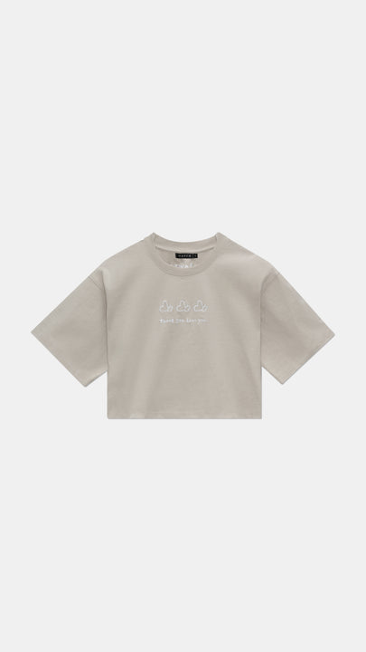 Womens Cropped Butterfly Tee