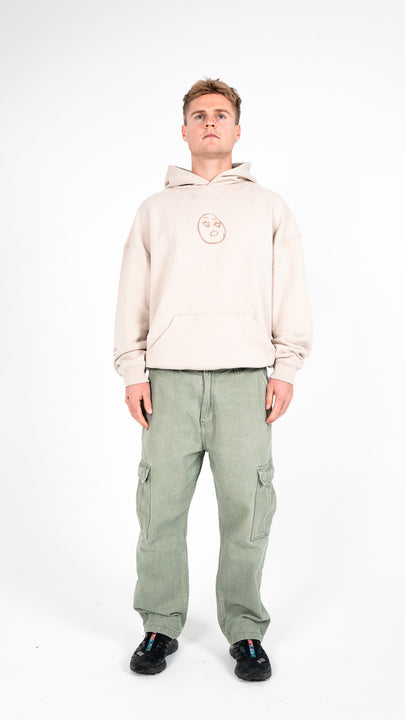 French Oak Small Face Hoodie