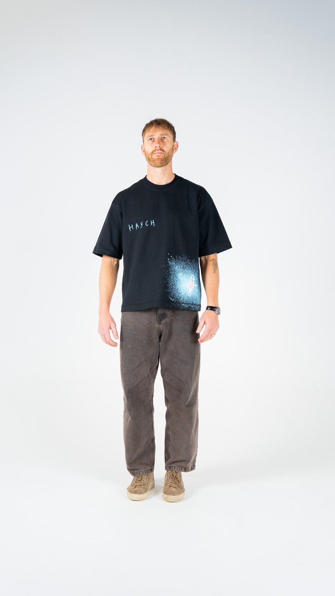 Stick Figure Tee – Black