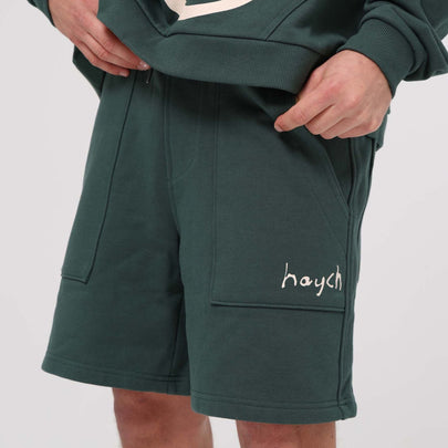 Track Shorts - Forest Green