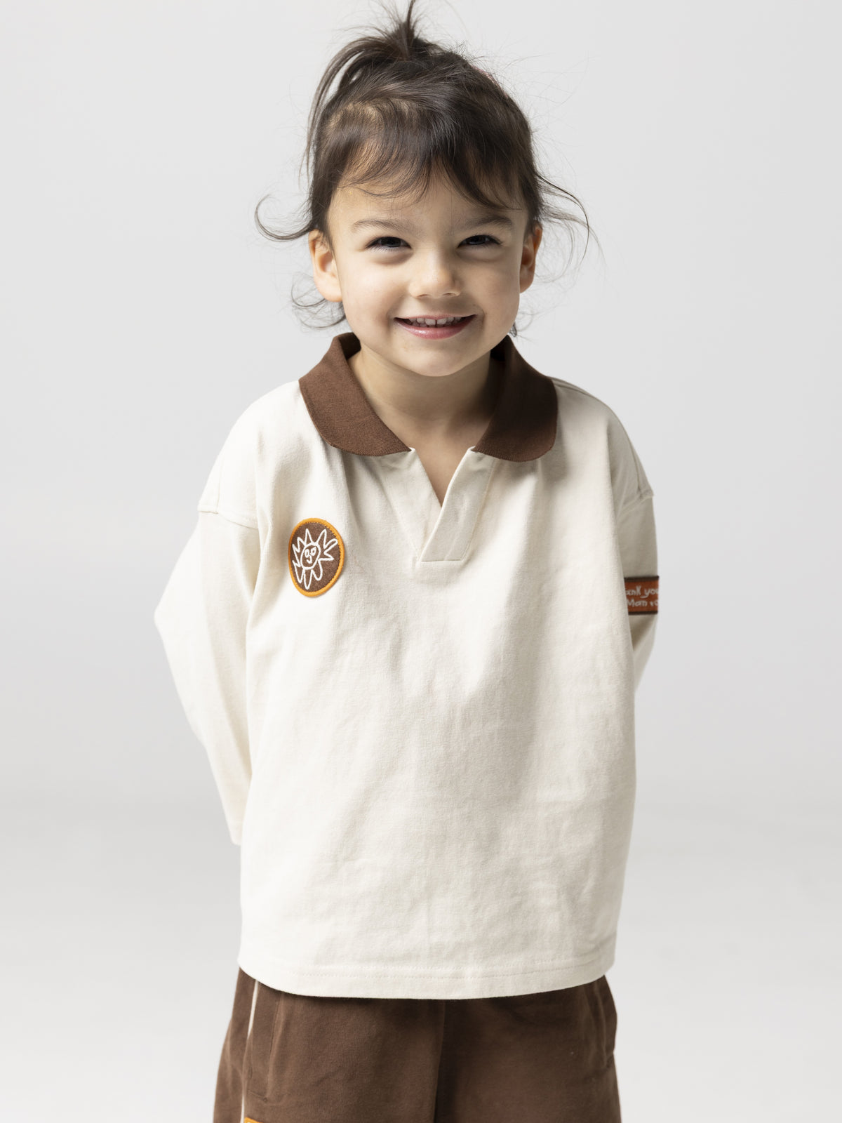 Kids Patch Rugby Polo