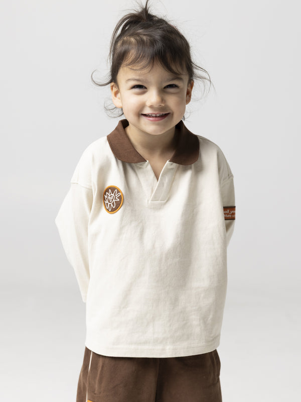 Kids Patch Rugby Polo