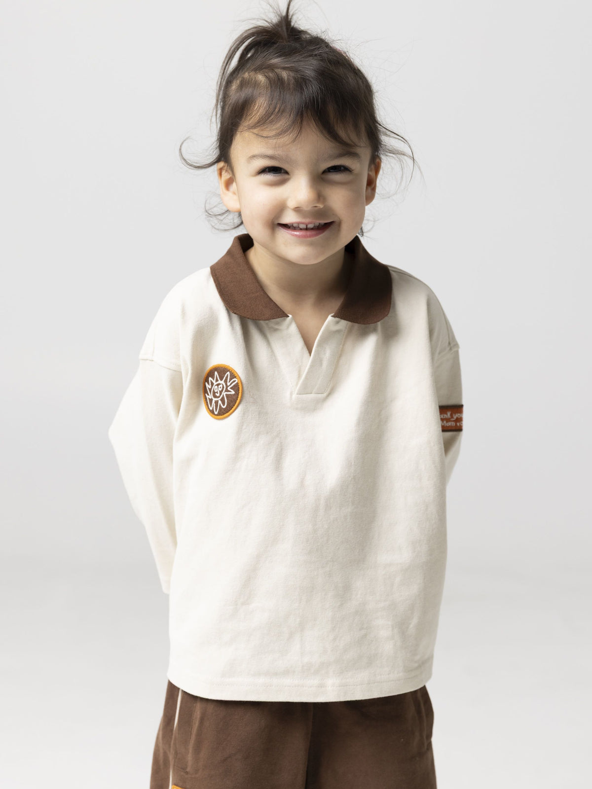 Kids Patch Rugby Polo