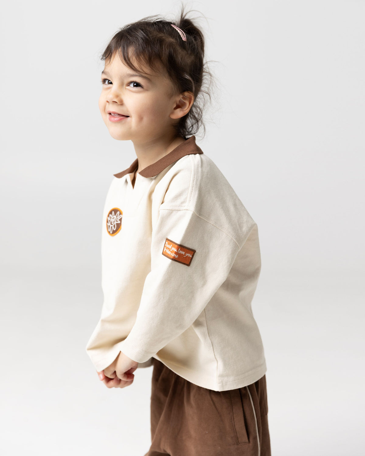 Kids Patch Rugby Polo