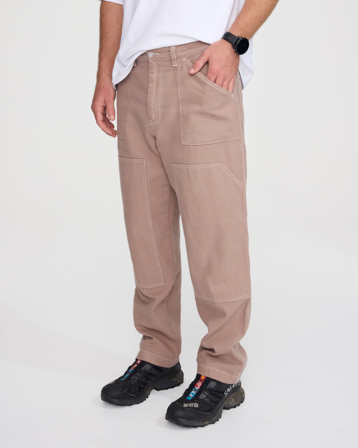 Taupe Carpenter Pants