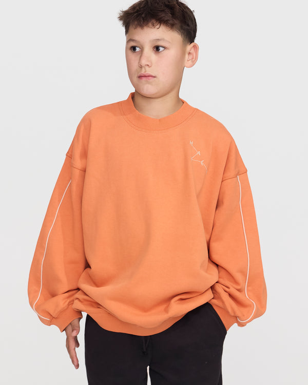 Kids Rust Crew Neck