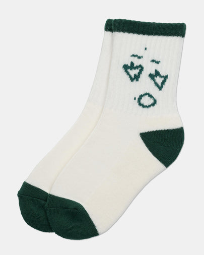 Kids Green Face Sock