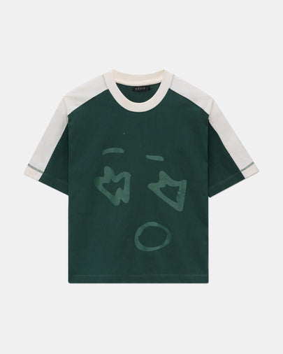 Green Big Face Tee