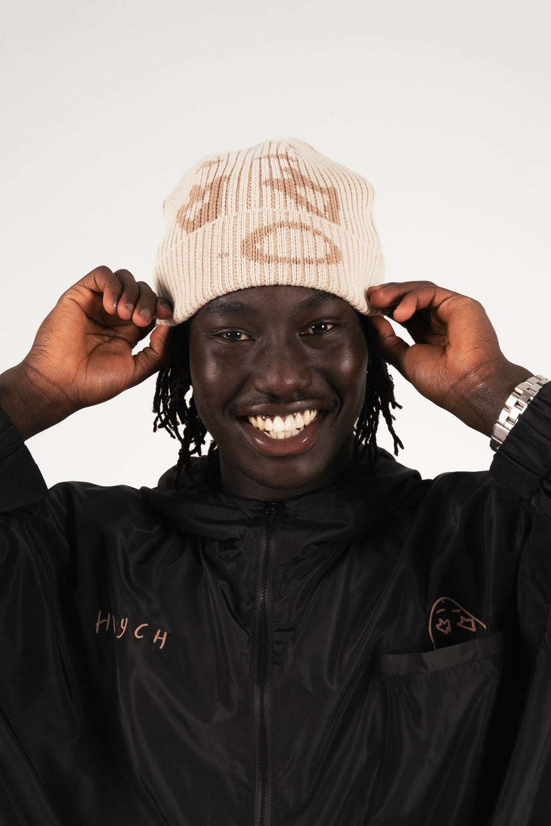 Big Face Beanie - French Oak