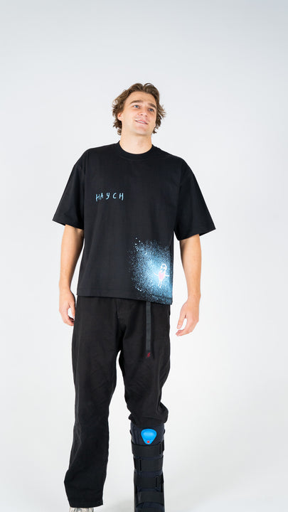 Stick Figure Tee – Black