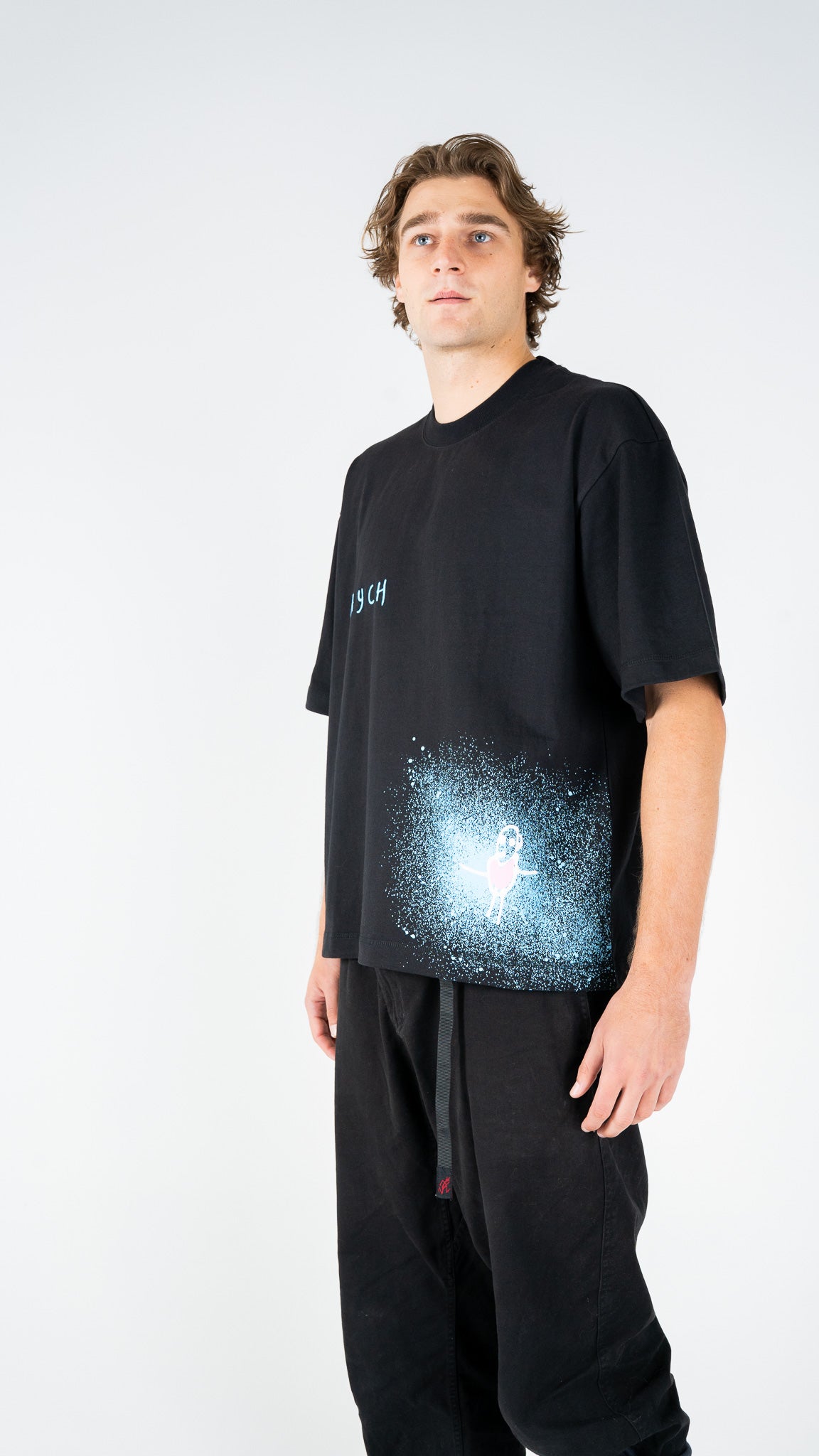 Stick Figure Tee – Black