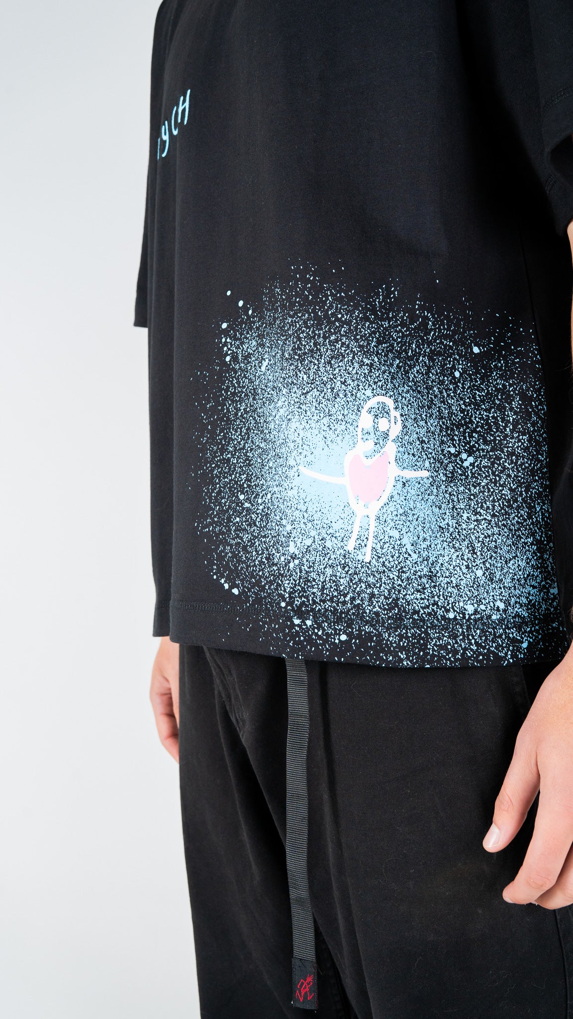 Stick Figure Tee – Black