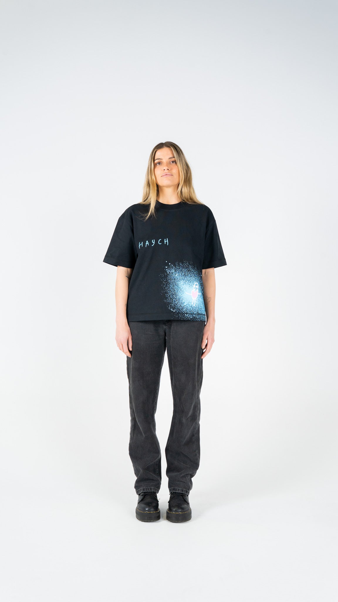 Stick Figure Tee – Black