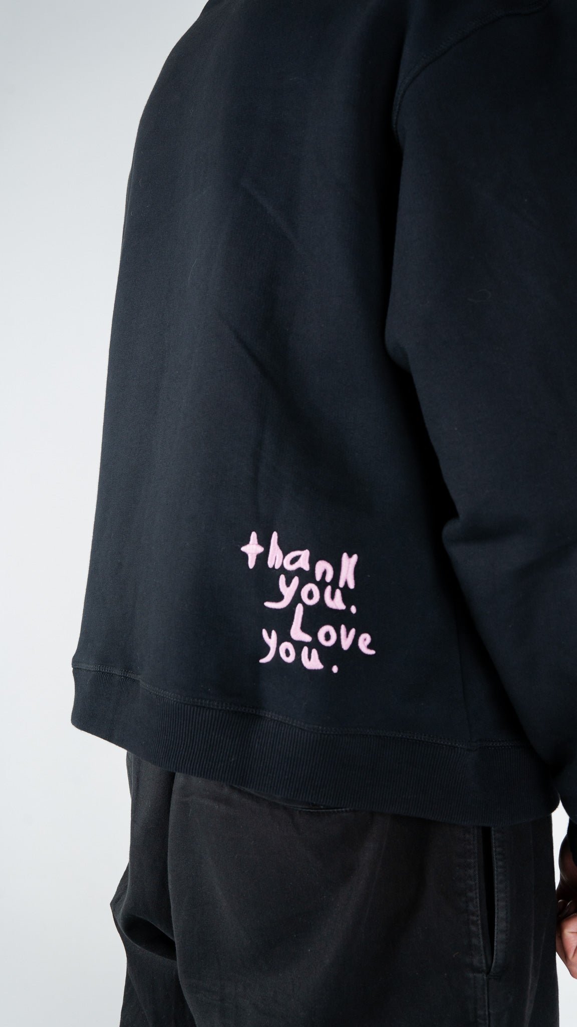 Splatter face crew - black/blue/pink
